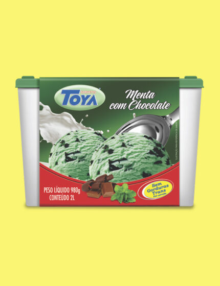 Menta com chocolate